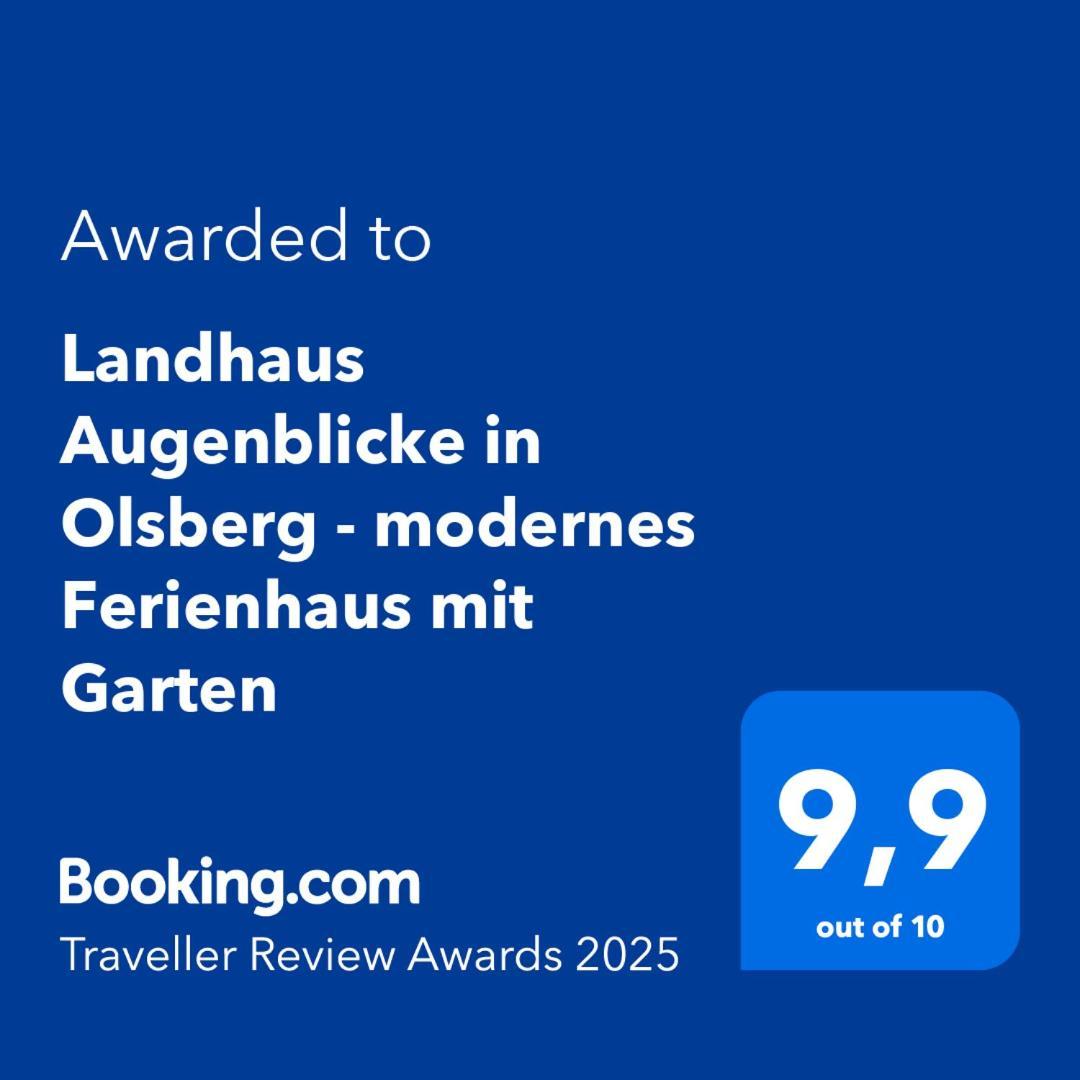Landhaus Augenblicke In Olsberg - Modernes Ferienhaus Mit Garten Esterno foto